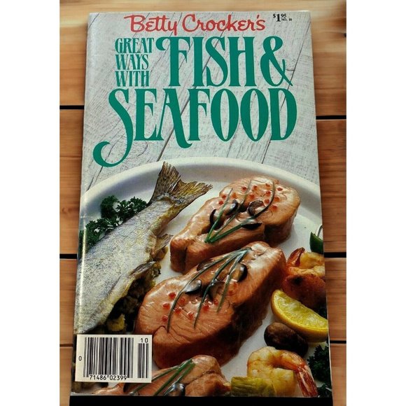 Betty Crocker Great Ways with Fish and Seafood Recipe Booklet Cookbook 1985 Vtg - Picture 1 of 9
